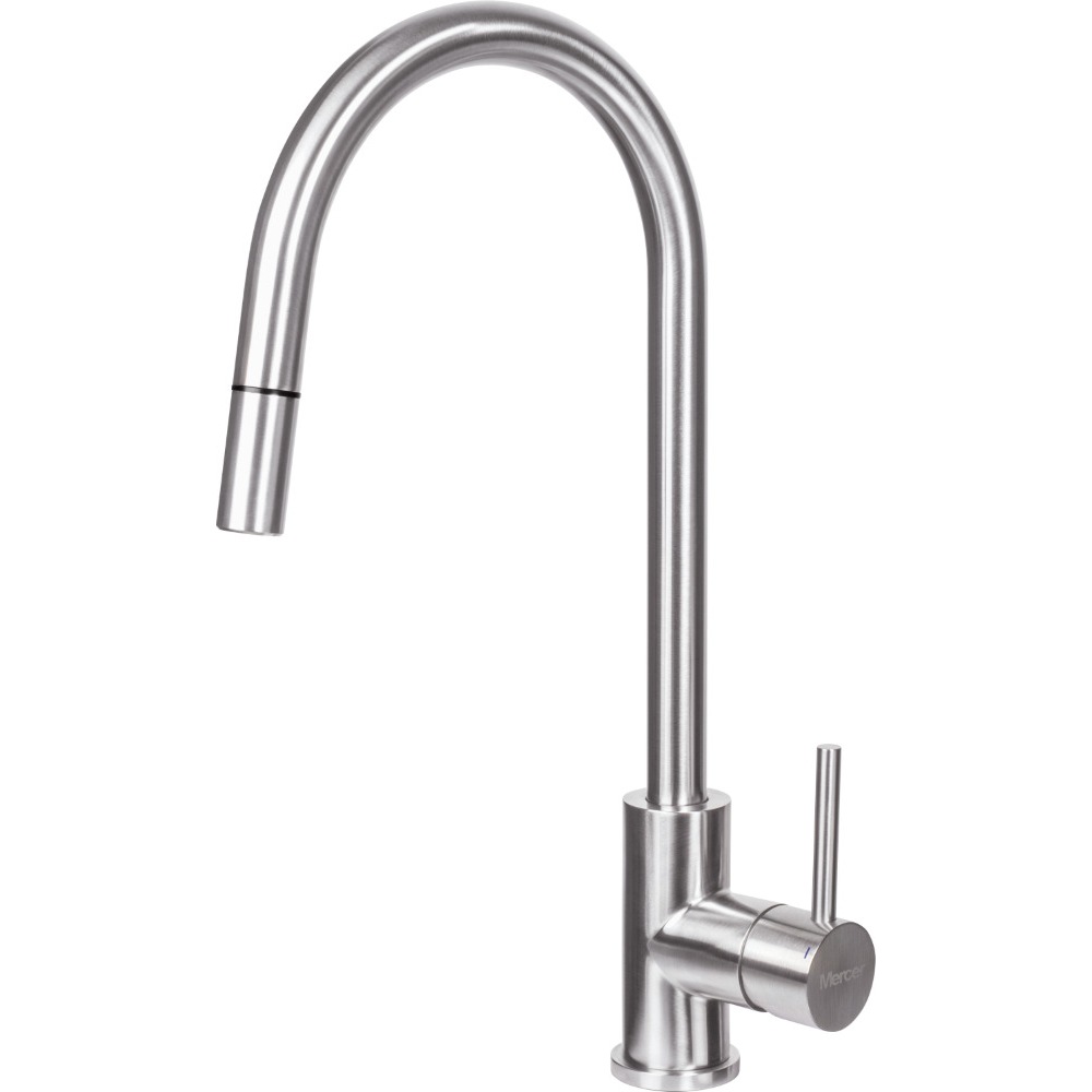Lisbon Gooseneck Pullout Mixer Stainless