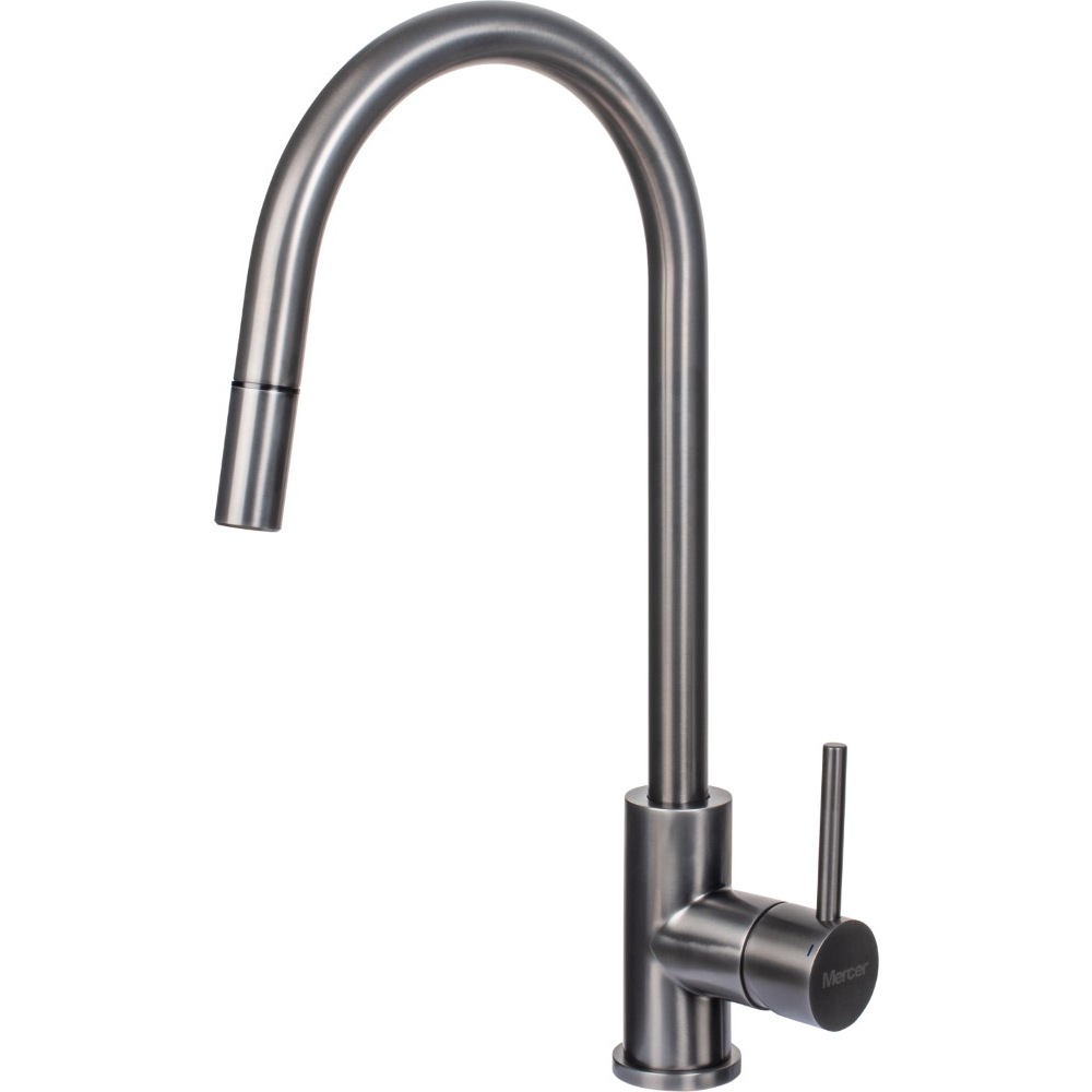 Lisbon Gooseneck Pullout Mixer Gunmetal