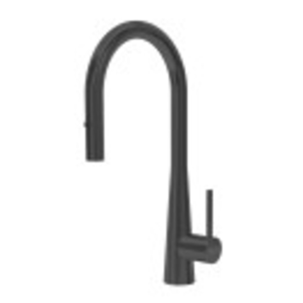 Cologne Gooseneck Pullout Mixer Black