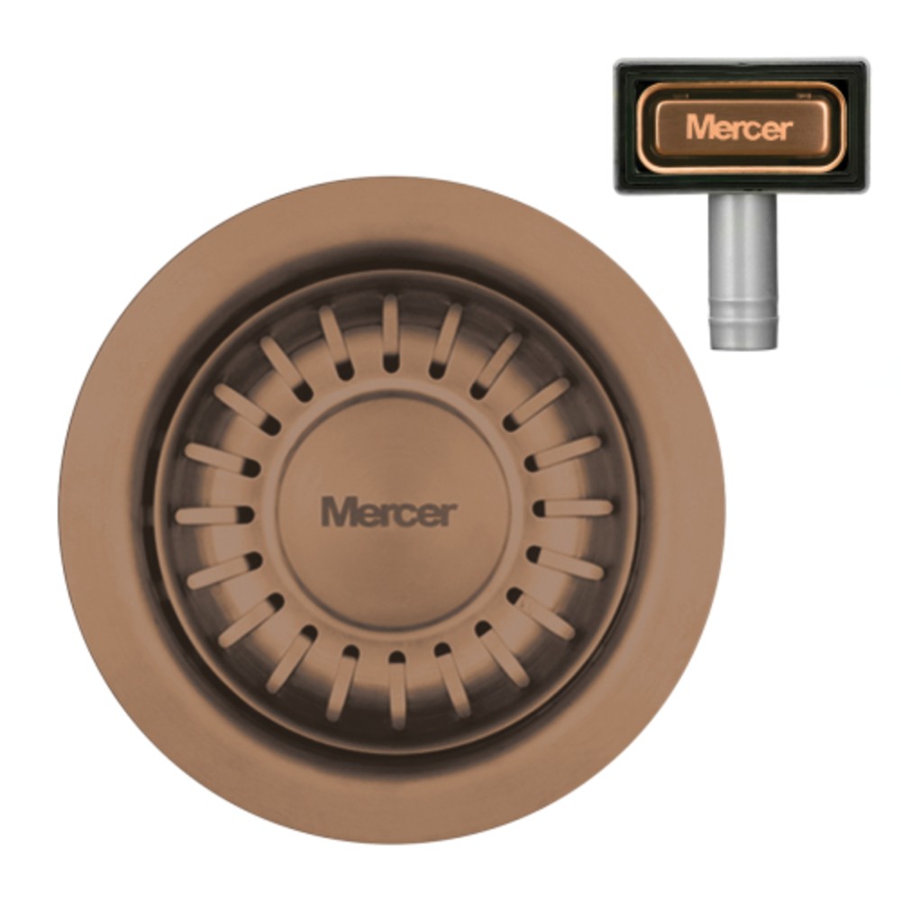 Aurora Copper Waste Kit Rectangle Overflow