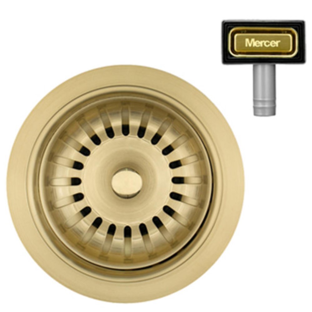 Aurora Brass Waste Kit Rectangle Overflow