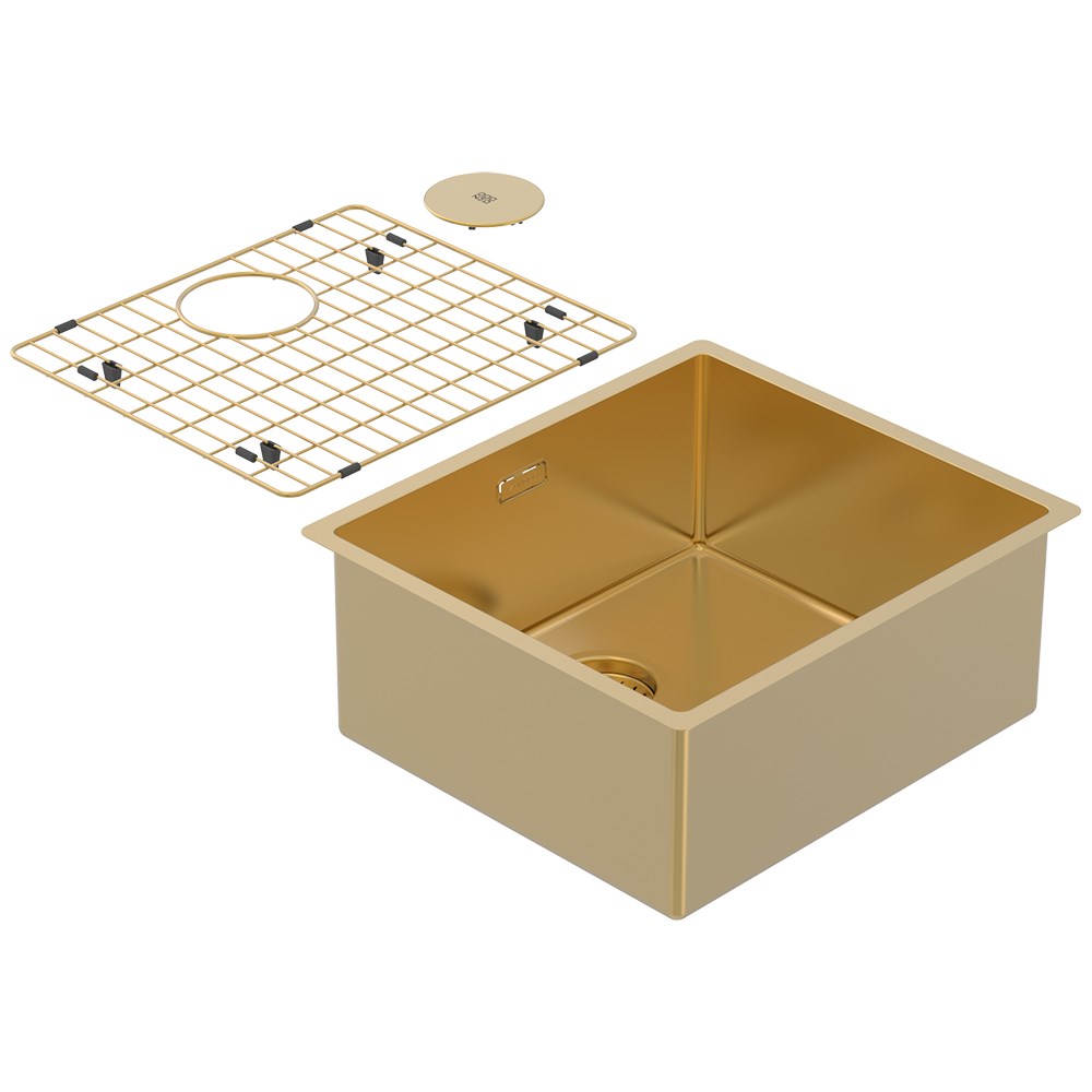 Zomodo PearlArc CAN450 Kitchen / Laundry Bowl Eureka Gold