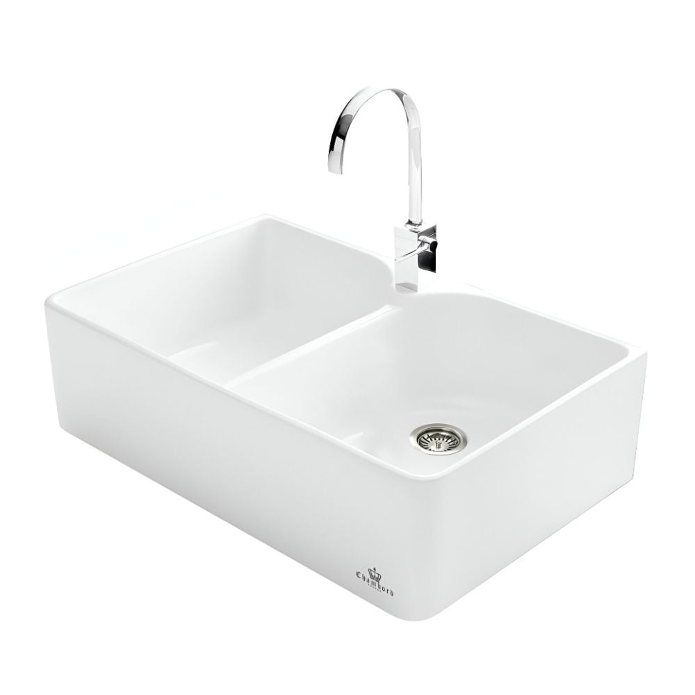 Chambord Clotaire II Fireclay Double Butler Sink