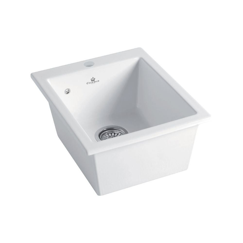 Chambord Constance I Fireclay Sink White