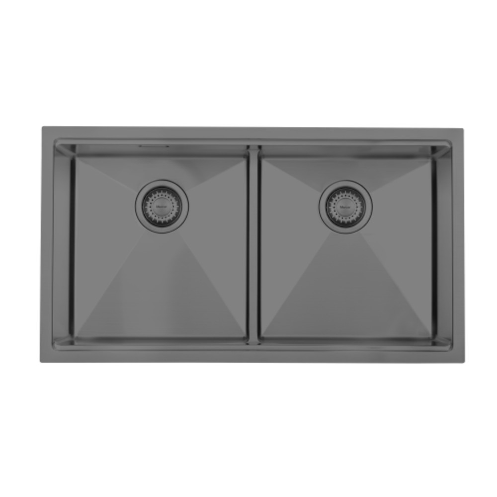 Central Workstation Double Bowl Gunmetal