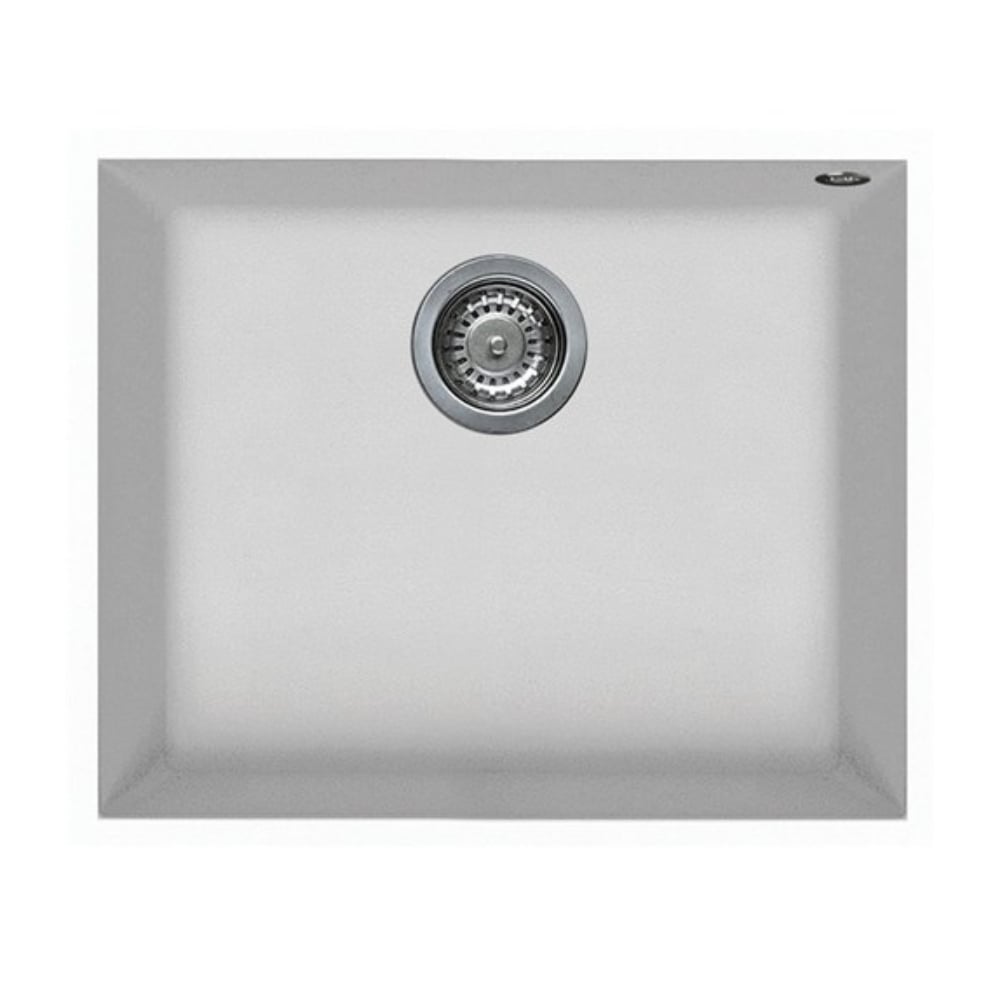 Elleci Quadra Undermount 105 Single Bowl White