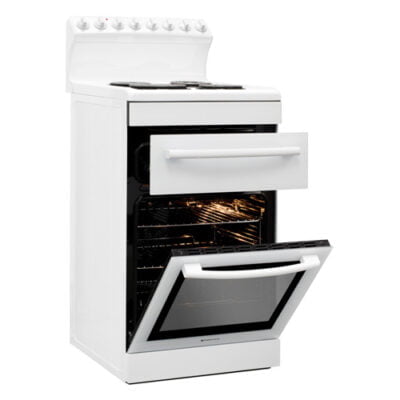 PARMCO 540MM WHITE ELECTRIC FREESTANDING STOVE FS54R