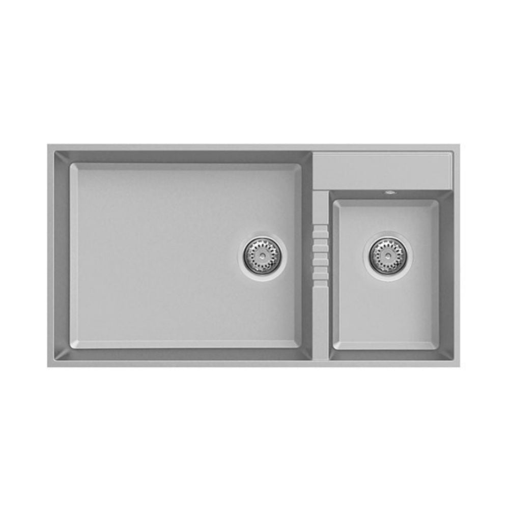 Elleci ELMT44579 Undermount Double Bowl Alu