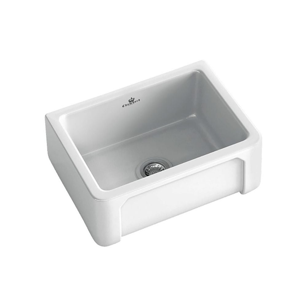 Chambord Henri I Fireclay Single Butlery Sink with Alcove Fascia