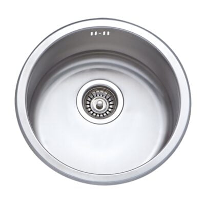 BURNS AND FERRALL BF ROUND BOWL 460 X 185MM, INCL WASTE & OVERFLOW ORBIT2 (370mm Bowl)